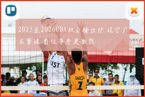 2025至2026CBA积分榜出炉 辽宁广东紧追 首位争夺更激烈